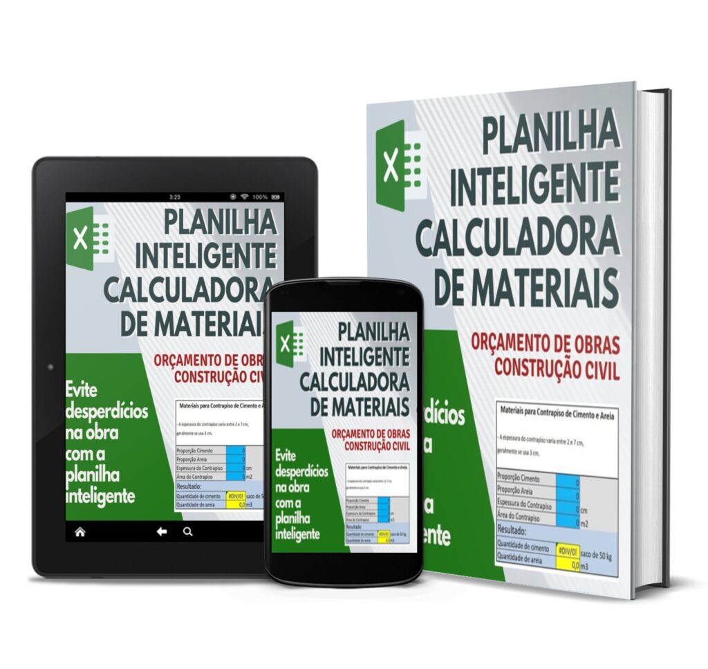 Planilha Calculadora De Materiais Planilha Ms Excel 7548